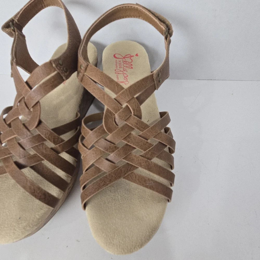 Cork Wedge Sandals, Size 3